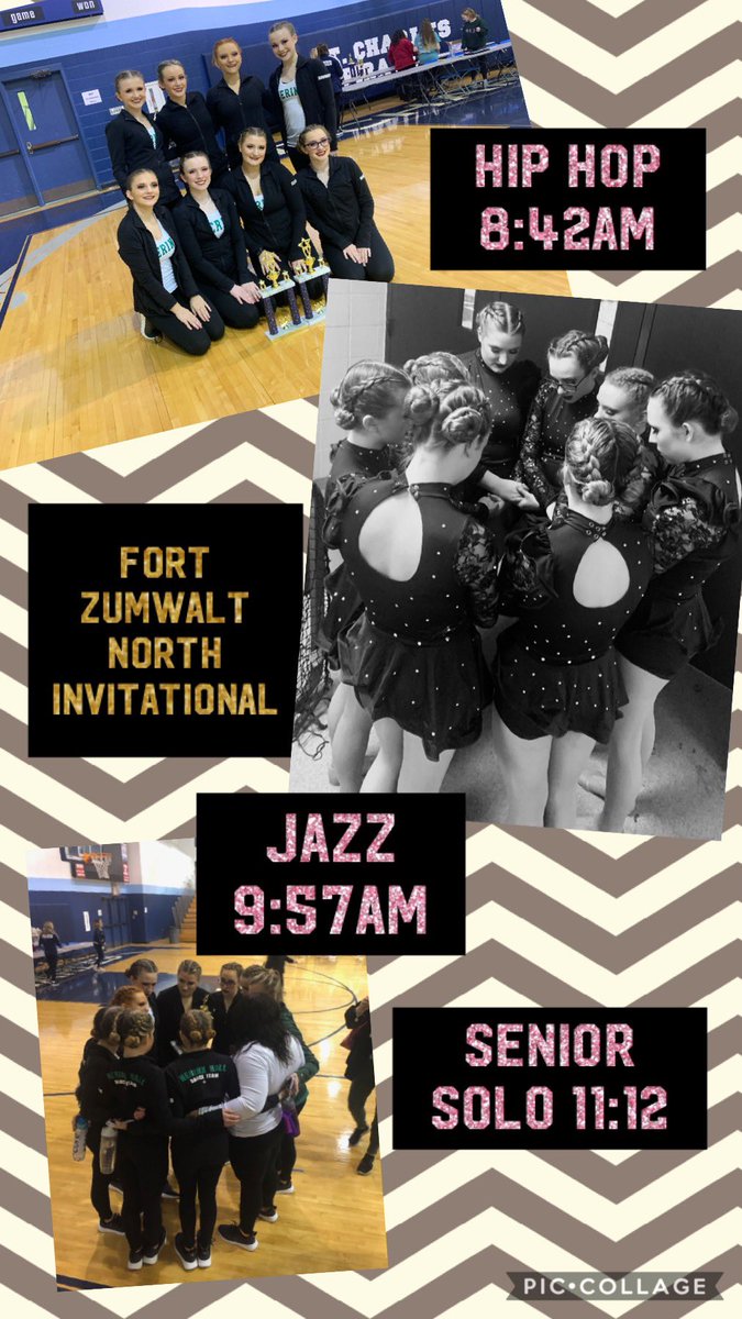 nerinxdance's tweet photo. We can’t wait to perform at the first annual Fort Zumwalt North Invitational! Be sure to come watch and support us while we dance on Saturday💚 #nerinxhalldanceteam #roadtostate https://t.co/kEUhfouepg