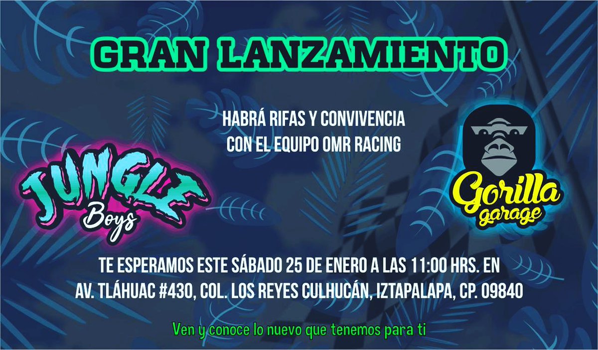 RacingOmr's tweet image. Te esperamos con nuestros amigos de gorillagarage este sábado 25 de enero 🏎️🏁🏁 
NO PUEDES FALTAR!!
#OMR
#Racing
#HumanParadox
#ABS
#Aseminuevos #VidaCondesa #VidaPoniente #SMRacingTeam #GorillaGarage #PonceRacing… instagram.com/p/B7mpPOwFa70/…