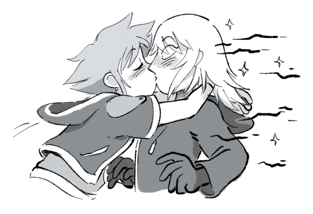 riku probably woulda turned back to normal sooner this way. kiss away the darkness. mwah 