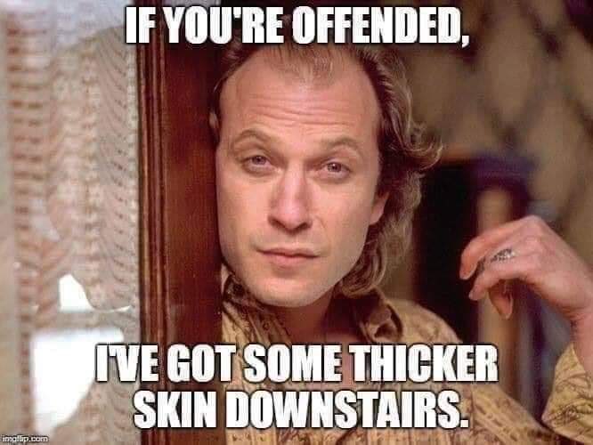 Robertfritz33's tweet photo. Those of you that get offended by my tweets. #thickerskin https://t.co/tyxc3NEfO0