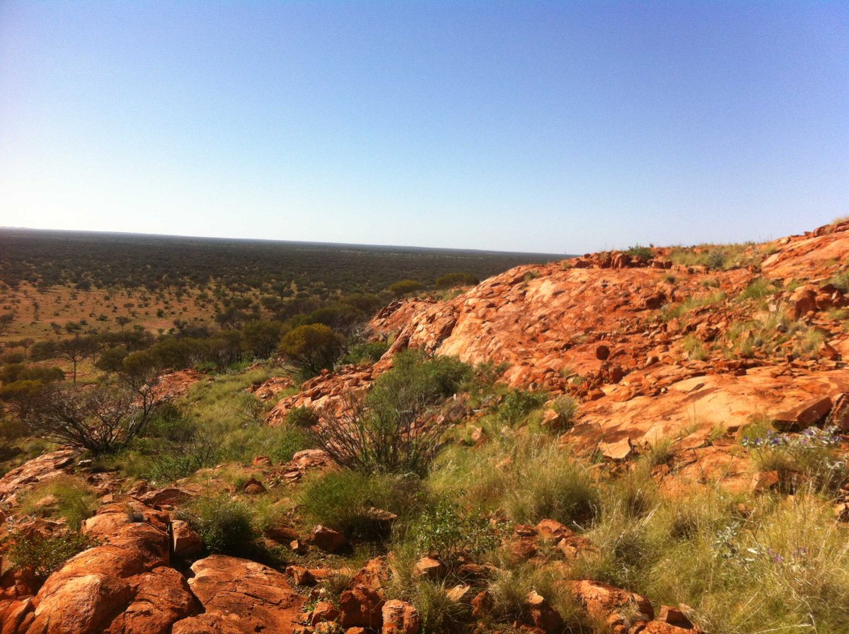 ABCscience's tweet photo. Within the WA outback lies Yarrabubba impact crater, a 70km-wide structure.

And precise dating of melted crystals within the crater indicates a meteorite slammed into the crater 2.229 billion years ago - making it the oldest impact structure on the planet. https://t.co/XanlI4zEAl