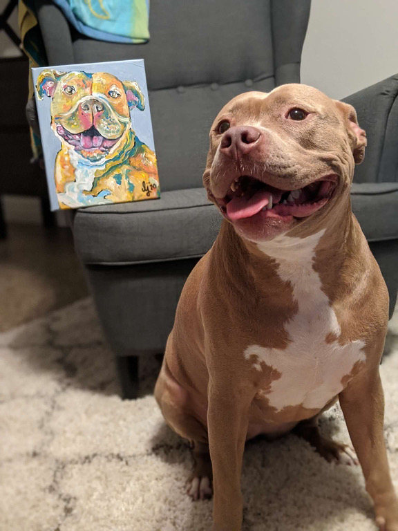 lemmepaintdat's tweet photo. Kona commissioned by @jenniferrobiinsonn https://t.co/ANz6jtk4BW