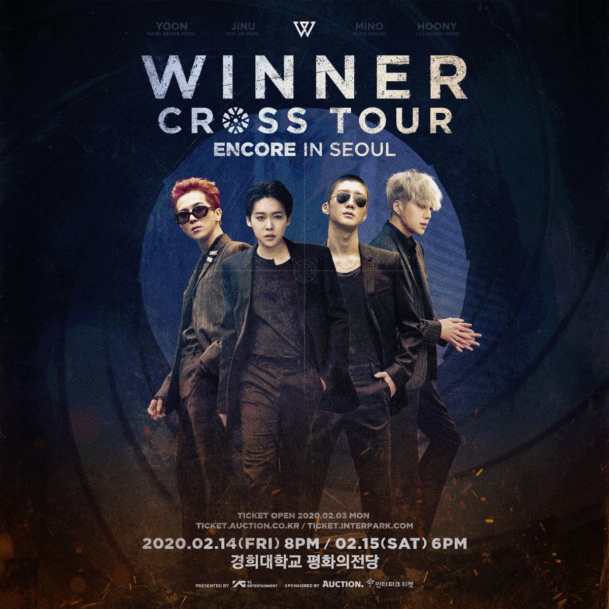 yg_winnercity's tweet photo. [➕CROSSTOUR✖️] ENCORE IN SEOUL✔️

MORE INFO > https://t.co/bCRCimzIXp

#WINNER #위너 #CROSS_TOUR #ENCORE_IN_SEOUL #YG https://t.co/kJIBly1M2M
