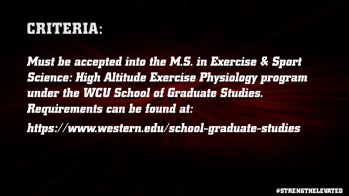 Mountaineers_SC's tweet photo. Mountaineer Strength has teamed up with our High Altitude Exercise Physiology Department to offer a Graduate Assistant opportunity for Fall 2020. ๐ช๐๏ธ Contact @bstephens1991 with any questions about the position. #strengthelevated #learningelevated #mountaineerstrong #7723ft https://t.co/GCiCcteOKH
