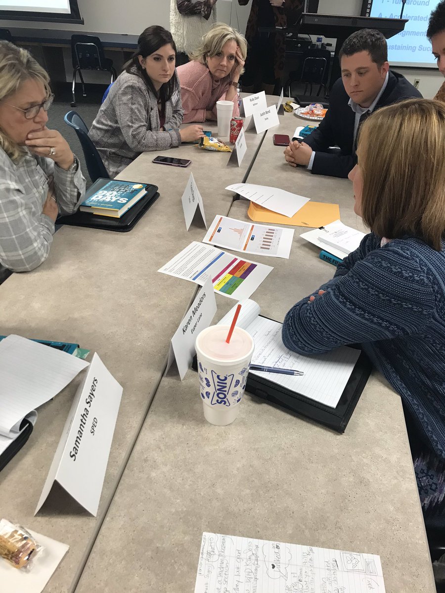 MartinMahan's tweet image. Lana McLaughlin, Tiffany Parnell and Paul Ketchum facilitated a  #90dayplan discussion concerning how to Match Strategy to the Situation with Fort Smith Public Schools Aspiring Leaders in tonight’s session.  #leadership