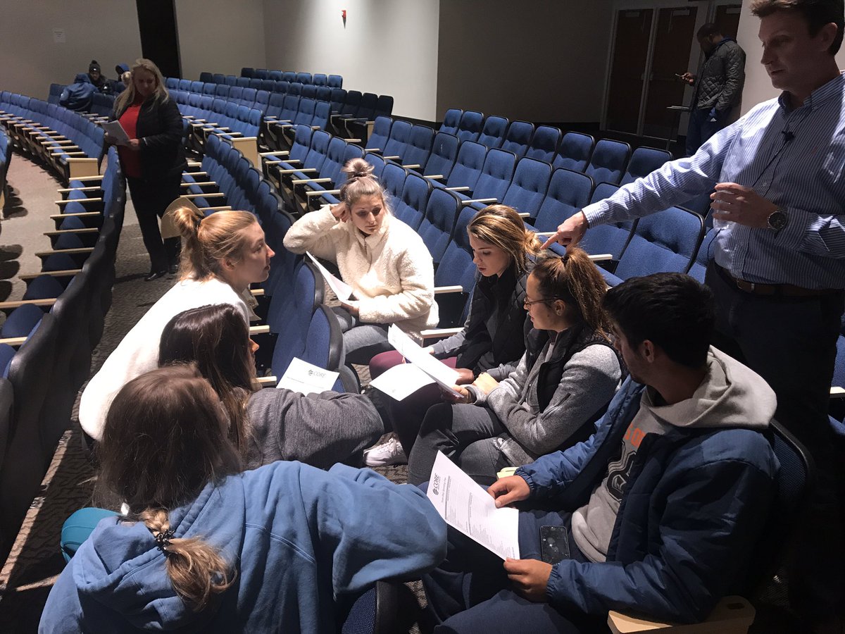GSAthleticsAPEX's tweet photo. Session 2 underway EIT  Jr. Finance Seminar underway. @GSAthletics_VB @GSAthletics_MT @GSAthletics_WSO Jr. student athletes participating in real life job income scenarios and balancing budgets. #EIT #LifeBeyondSport #RingsDiplomasLeaders https://t.co/OyjPOmh8qb