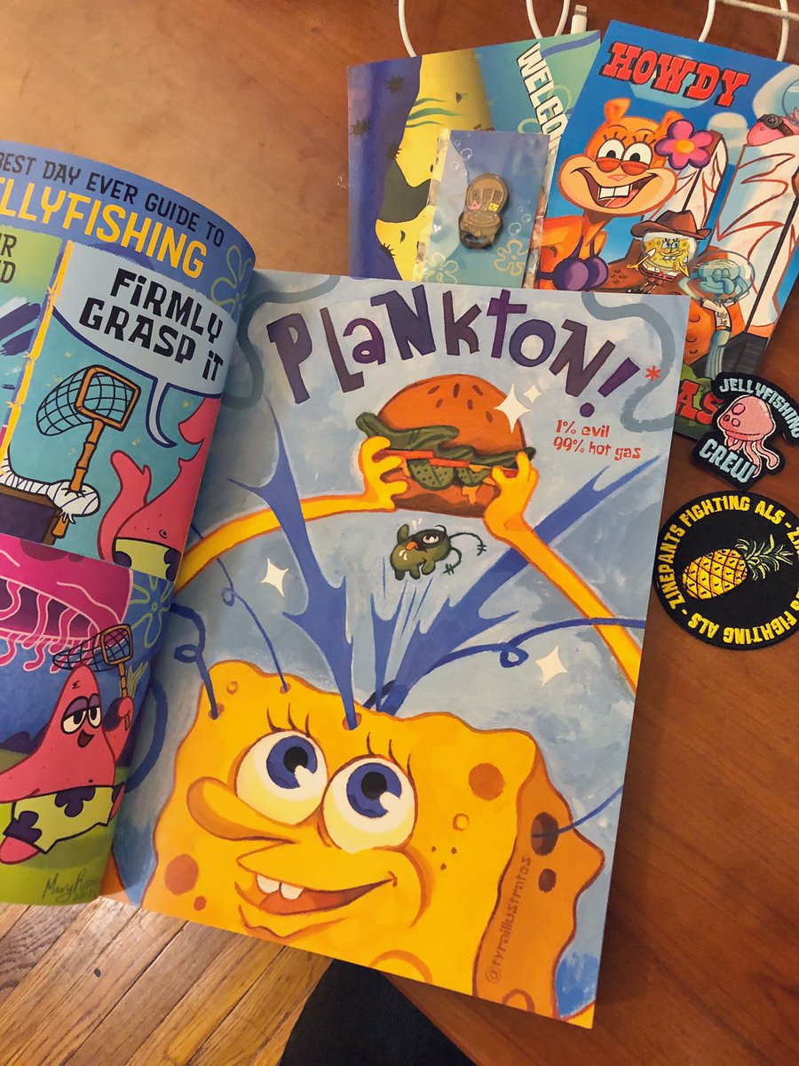 tyraillustrates's tweet photo. Omg!! I finally got my artist copy of the @Zinepants ALS charity zine. I had so much fun working on this project and I love the way the final book came out! It was fantastic to work with so many amazing artists 💕💓 https://t.co/W3uJrI2KuR