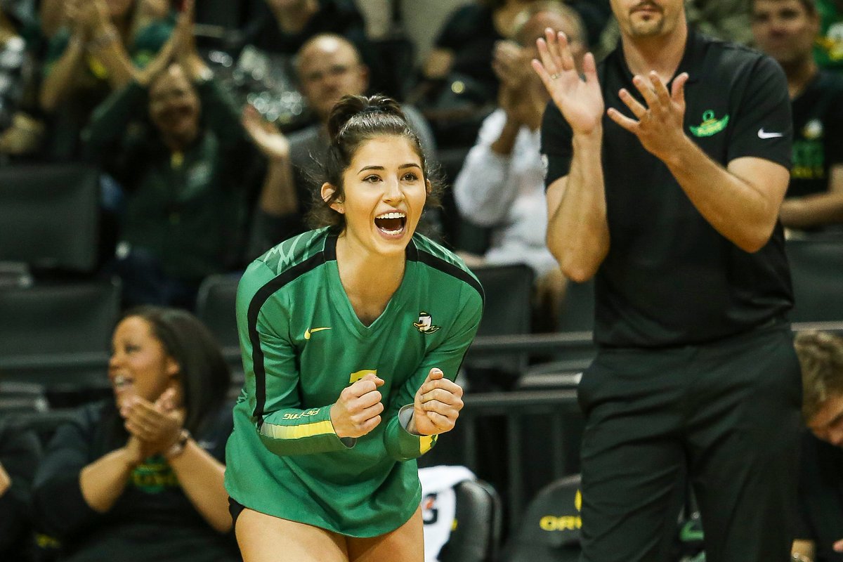 OregonVB's tweet photo. A huge congrats to @margaret__scott on being named an assistant coach at Ole Miss 👊. #GoDucks https://t.co/6fzDVBSdcE