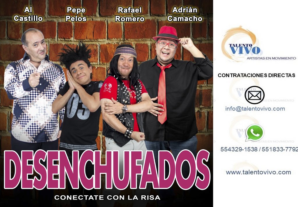 talento_vivo's tweet photo. El #Talento de #Desenchufados hará de tu evento social o empresarial una experiencia única y divertida. @adriankmacho @RAFAELROMERO555 @alcastilloshow @Amedirh_
El mejor inicio de año con #BuenHumor #TalentoVivo
#TalentoComedia #risas #diversión #alegria https://t.co/A8Wt5qPvWE