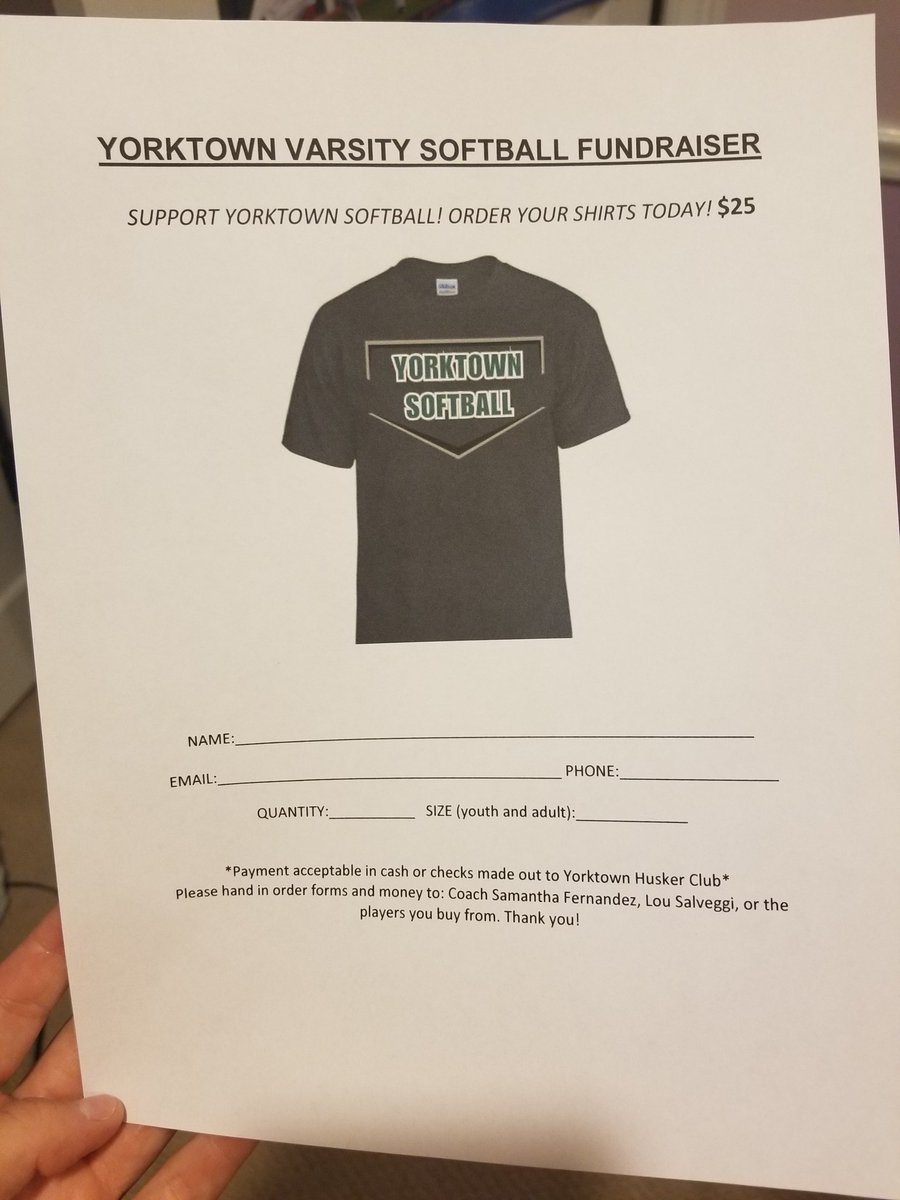 YorktownSB's tweet photo. Help support Yorktown Varsity Softball!! https://t.co/SmigU47jny