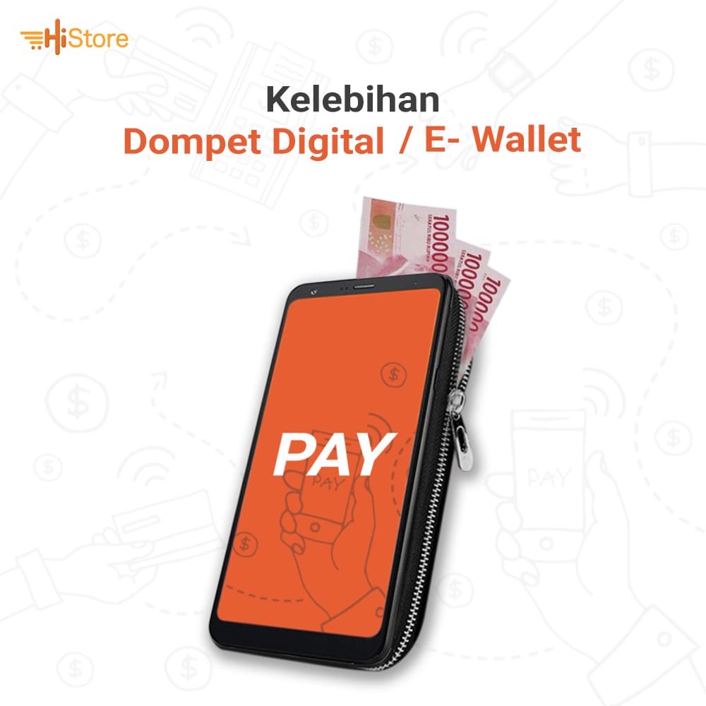 OfficialHiStore's tweet photo. Hits People,Tahukah apa itu Dompet Digital/ E-Wallet? E-Wallet adalah versi elektronik dari kartu pembayaran yang diotorisasi. E-Wallet ini tersimpan sebagai aplikasi di perangkat seluler, seperti smartphone anda. https://t.co/xaUZqQ9NWu