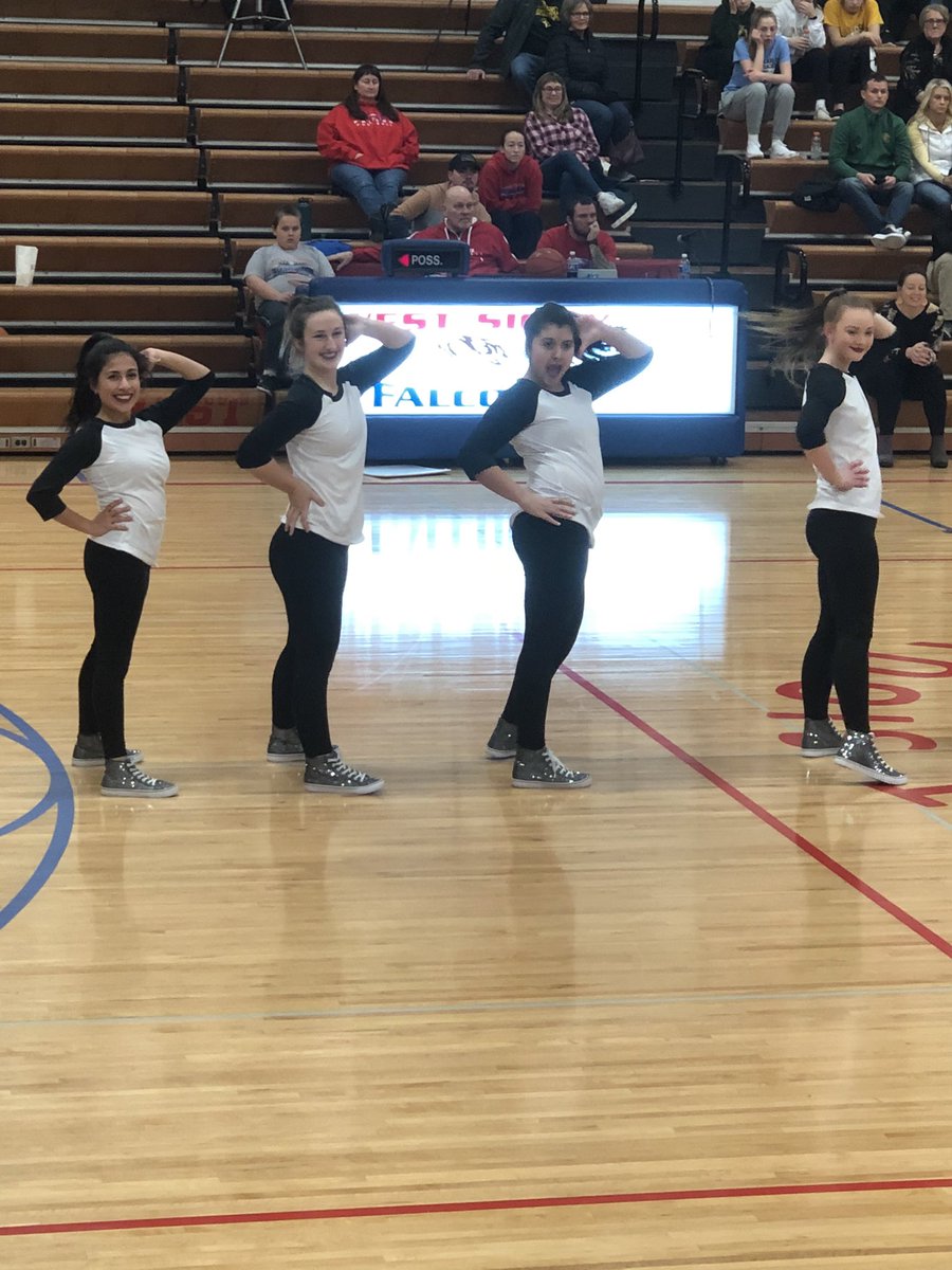 Enjoyed the talented WS Dance Team tonight! #westsioux