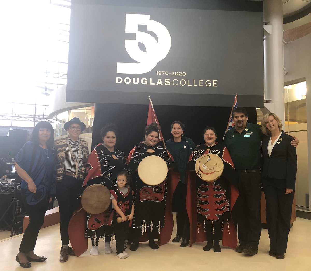 melaniejmark's tweet photo. Back in the 90’s I was so proud to be accepted to the #criminology program at @douglascollege a partnership with the @NEC_Vancouver. Dr.John Fleming was one of my favourite instructors! The aboriginal gathering space gave me a sense of belonging. Happy 50th @douglascollege! https://t.co/NPr2InVyga