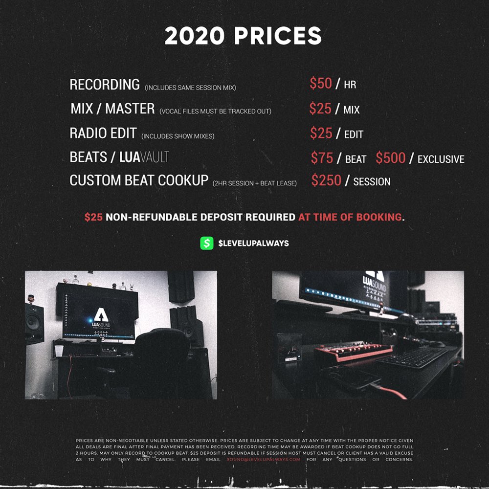 Humbeats's tweet photo. 2020 @LUASOUND prices. Lets cooook uppp 🥇🥇🥇 https://t.co/7vrxMyjxYh