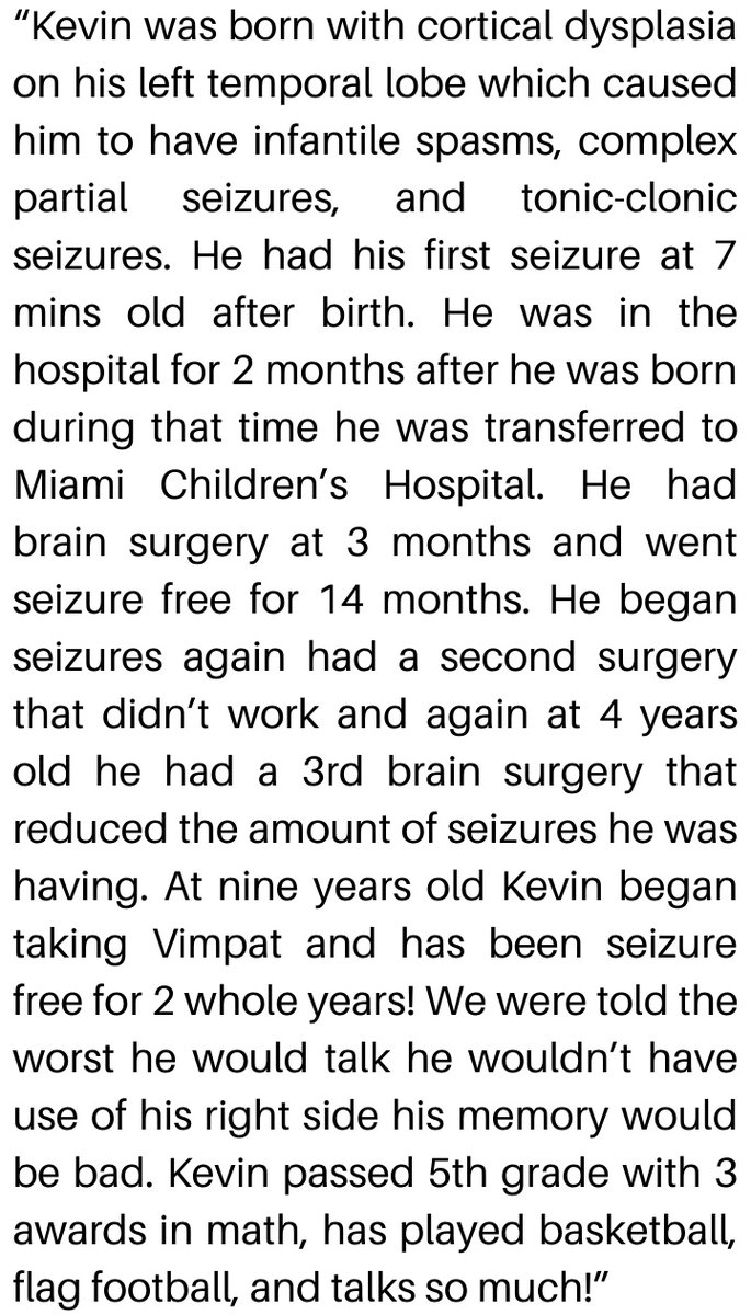 globalepilepsy's tweet photo. “Kevin was born with cortical dysplasia on his left temporal lobe which caused him to have infantile spasms, complex partial seizures, and tonic-clonic seizures. He had his first seizure at 7 mins old after birth...” https://t.co/mnJYEVzxNr
