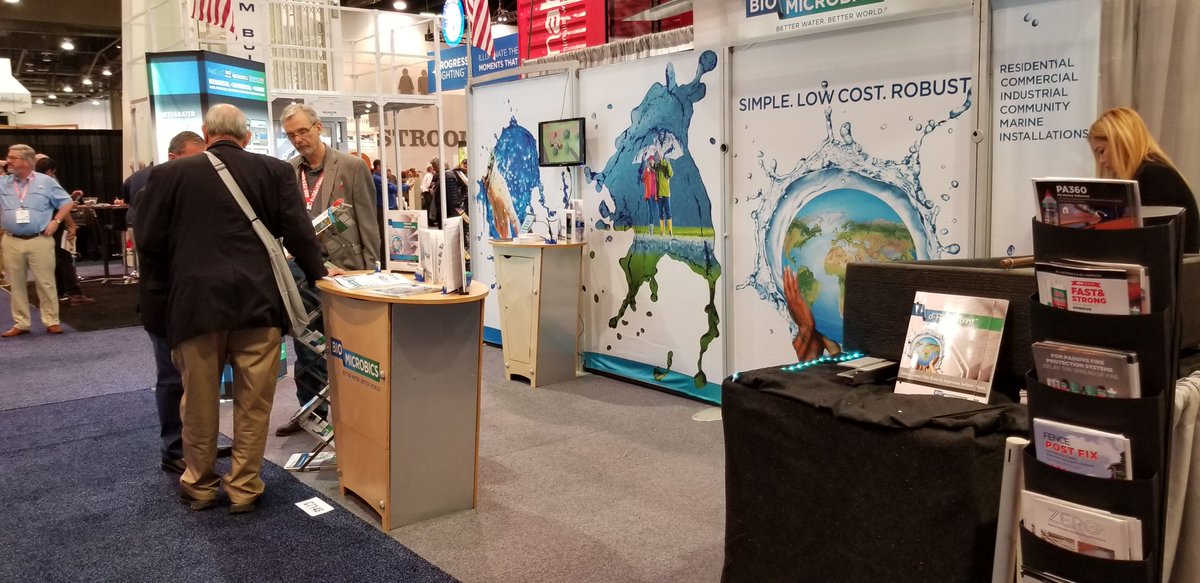 rrebori1's tweet photo. Great 1st day with @biomicrobics at the #IBSVegas #BuildersShow with our favorite #residential & #commercialproperty #Builders! See you in #C7148 tomorrow for onsite #wastewater & #WaterReuse opportunities? #NAHBYP #NAHBNext #IBSLive #IBS2020 https://t.co/WHbpKQkp6w
