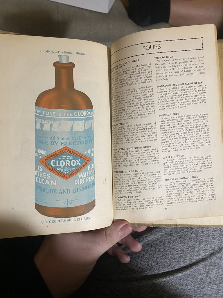 SlothRump's tweet image. In honor of the 20’s I’m gonna whip up some recipes from a 1920’s newly wed book