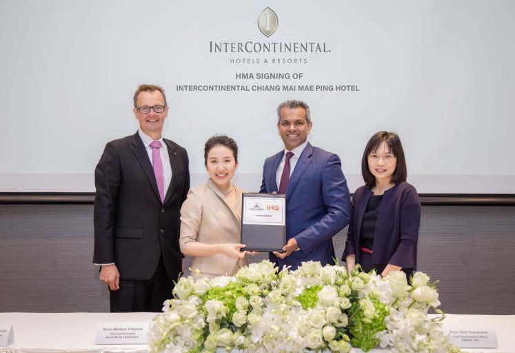 RHDigitalCom's tweet photo. InterContinental Chiang Mai Mae Ping Signs Start of Strategic Partnership with Asset World Corporation || #RhAsia #Hotel #News #Asia #Development #RealEstate #Thailand #IHG #AssetWorldCorporation #AWC || https://t.co/beUJSI06u1 https://t.co/hkEGfWioda