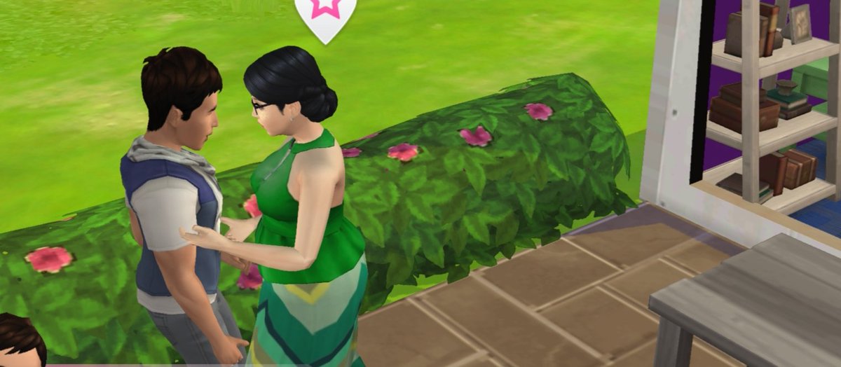 MrsDLR3theonly's tweet photo. Mavis and Leonardo are now engaged!
#SimsObsessed https://t.co/ArTex3OxVS