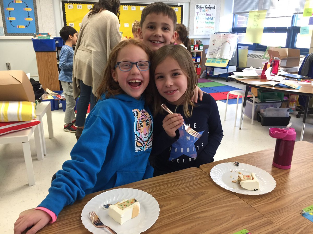 ChurchillRoadES's tweet photo. Students celebrate Ms. Finger’s birthday with cake! Happy Birthday, Ms. Finger!! https://t.co/tVpJ6mcDFq