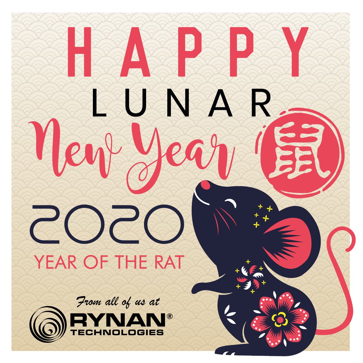 rynantech's tweet photo. Wishing all RYNAN partners and customers a Happy Lunar New Year! May this Rat year bring prosperity and abundance to all! #RYNANtechnologies #RYNANtech #RYNANpartnerships #RYNAN2020 #RYNANCNY2020 #RYNANTIJPrinters #thermalinkjetprinter #thermalinkjet #codingandmarking #TIJ https://t.co/joepft02xK