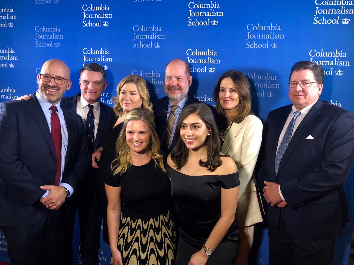 CGallotto's tweet photo. Last April, our @60Minutes team traveled south to report on the migrant crisis on the US-Mexican border. Tonight, we won an Alfred I. duPont- Columbia University Award! 
I love this team! @duPontAwards https://t.co/3nuOCDH3hk