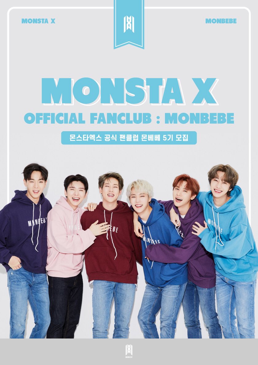 OfficialMONSTAX's tweet photo. [#MONSTA_X]
#몬스타엑스 OFFICIAL FAN CLUB 
'#MONBEBE' 5기 모집 ❤️

📌 모집기간
✔️ 200203 5PM - 200223 11:59PM

'#멜론티켓'에서 
#몬베베 5기 가입 놓치지마세요! 🥰
  
👉🏻 https://t.co/yBghLWPUHC https://t.co/pjYpJGxNhw