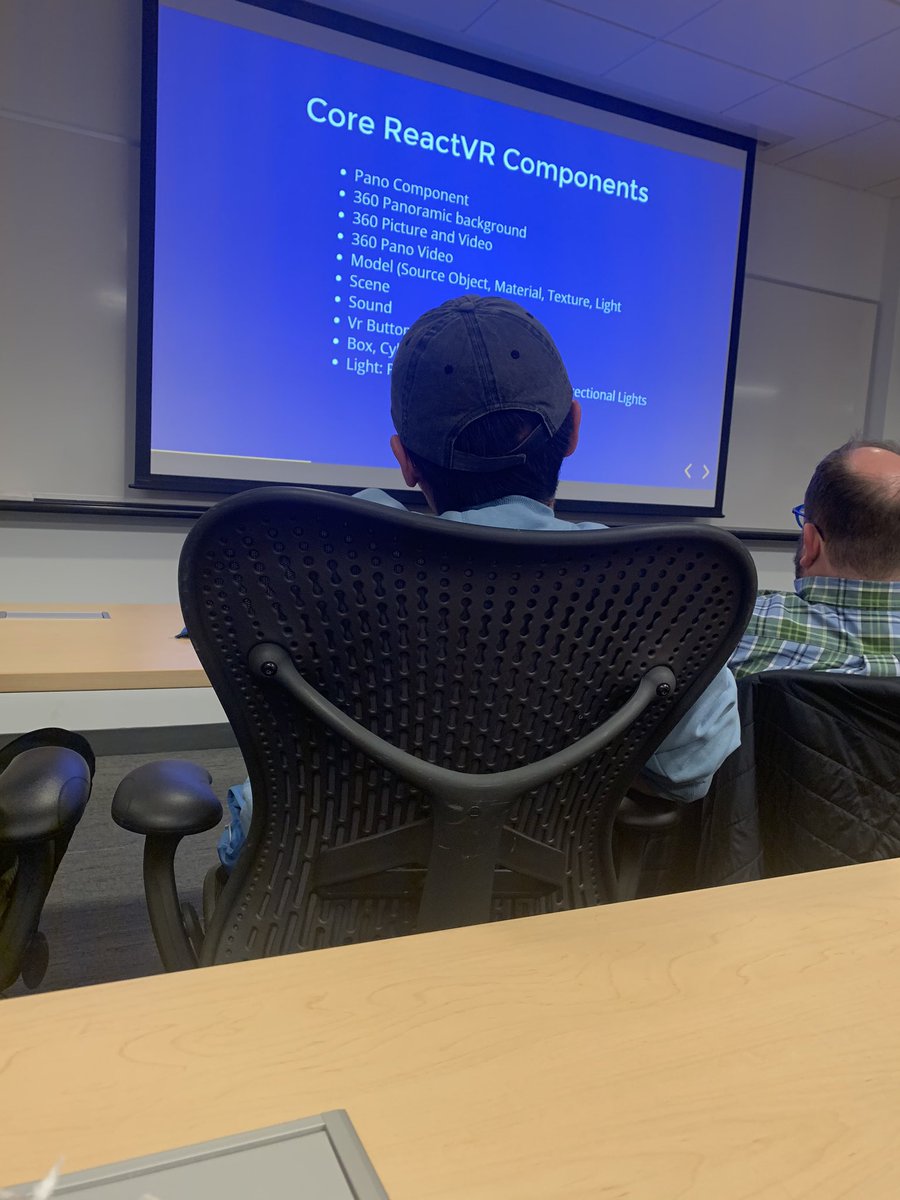 codebymdb's tweet image. I learned about #React360 last but missed the hackathon. I learned a lot more at the @AtlantaJavascript meetup tonight at Cypress. Can’t wait to build in VR! #virtualreality #augmentedreality #vrdeveloper #ardeveloper #codenewbie #100DaysOfCode