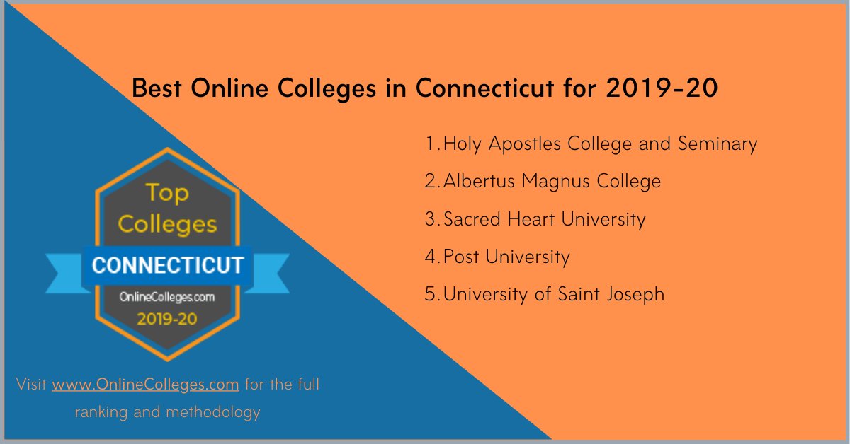 Here at Online Colleges, we have created multiple rankings that show the best online schools in Connecticut. Our rankings were compiled to help students select the ideal online college for them. Check it out: bit.ly/2RfxR6N