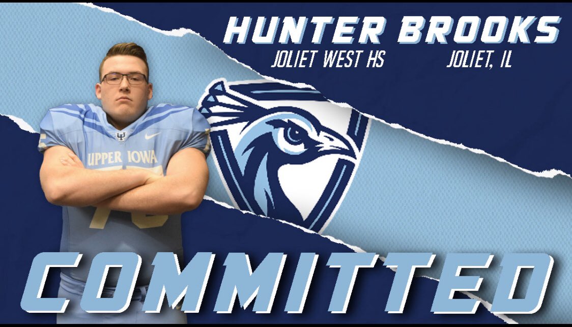 brookshunter4's tweet photo. I’m 100% Commited to Upper Iowa University!!! #FeathersUp 
@rudysgymjoliet @coachlech @Coachdavisknows @JolietWestAD @EDGYTIM @DeepDishFB @Coach_Hoskins https://t.co/Kco14iBT7M