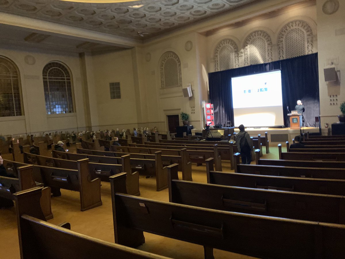 Main auditorium (looks like big church)