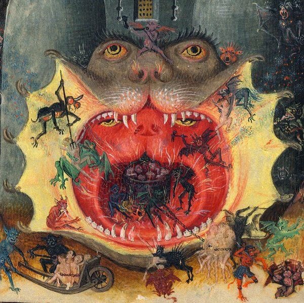 ddoniolvalcroze's tweet photo. Hellmouths in Medieval Manuscripts https://t.co/MqiDSmnTkt