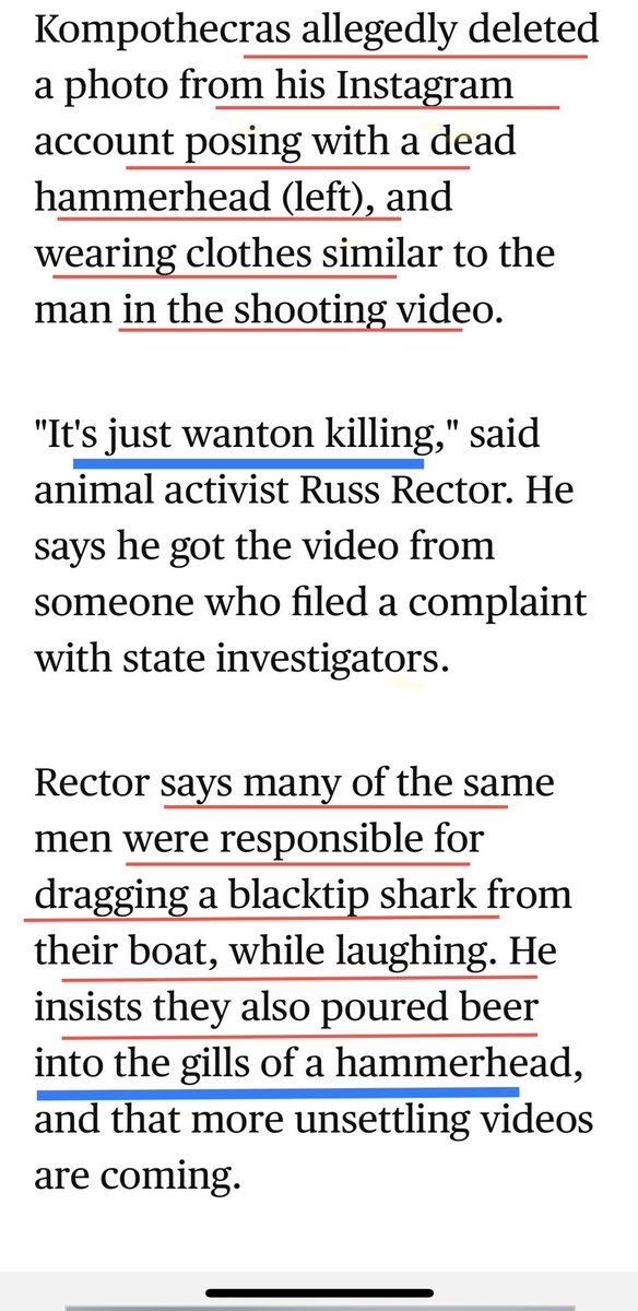 Realityisgoals's tweet photo. #SiestaKey why stop next #arrestrecord #Alexkompo and his murder of sharks! #Disgusted! IMO this isn’t a sport and IS against the Law!! #LikeFatherLikeSon
#Part2 #Disgusting #killingsharks
https://t.co/jRrxez7277 https://t.co/O8wAsKuAdf