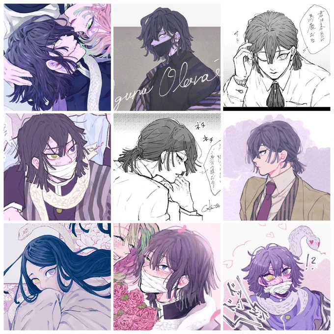 #繋がらなくていいから俺の伊黒小芭内を見てくれ お便乗??顔がすきなんですワ… ※一部本誌注意 