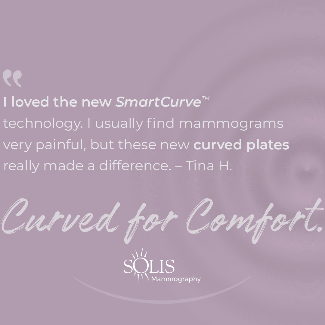 SolisMammo's tweet photo. We integrate 3D technology for accuracy with SmartCurve comfort for a better mammogram. Learn why so many women give SmartCurve ⭐⭐⭐⭐⭐. Book here: https://t.co/JR64394vQg #SmartCurve #ABetterMammogram #SolisMammography

Available at all Solis Mammography centers. https://t.co/SymLY2jQbN