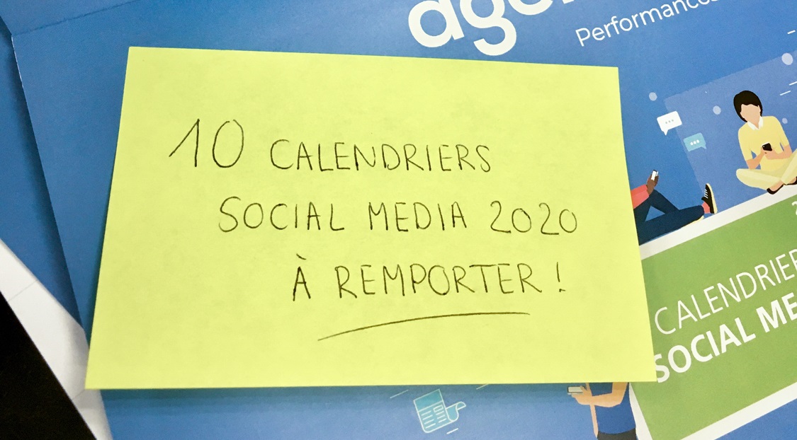 Le #calendrier marketing 2020 est disponible en version imprimée 🥳

À nouveau cette année, tentez de le gagner et de le recevoir chez vous (ou au bureau) en faisant un petit #ReTweet 🔁

➡️ Tirage au sort de 10 gagnants lundi 27 janvier 

Bonne journée 😙
