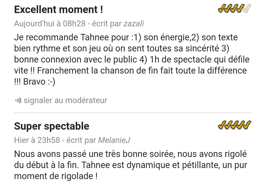 C'était encore génial hier soir ! Merci pour vos belles soirées 😍
<a href="/Comedie3bornes/">Comédie des 3 bornes</a>