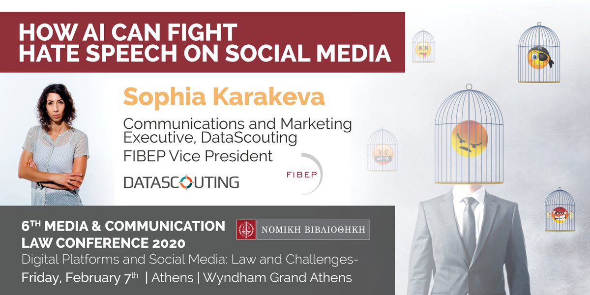 _FIBEP's tweet photo. We are pleased to have FIBEP VP @soka1605 from @DataScouting speak on this important topic at this upcoming event. Sophia is a wealth of knowledge on the topic of #HateSpeech and #AI. Thanks Sophia for continuing to share it with others! https://t.co/IG25FzPttK