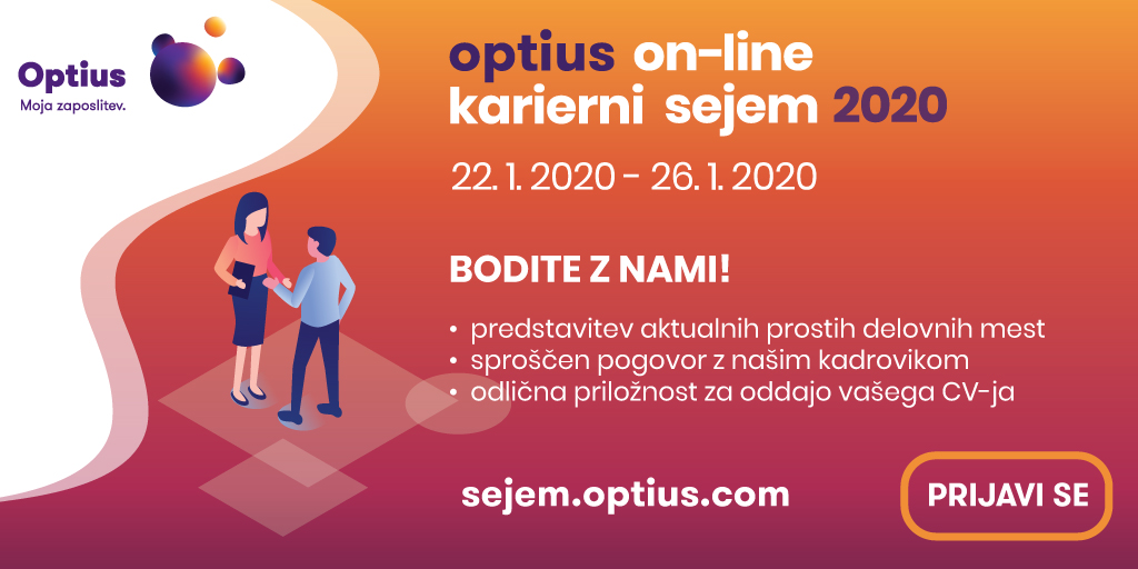 CeneStupar's tweet photo. Vabljeni! Optius on - line karierni sejem že poteka :)
#cenestupar #zznanjemdocilja #optius #onlinekariernisejem #vabljeni https://t.co/J1bVIJDGwz