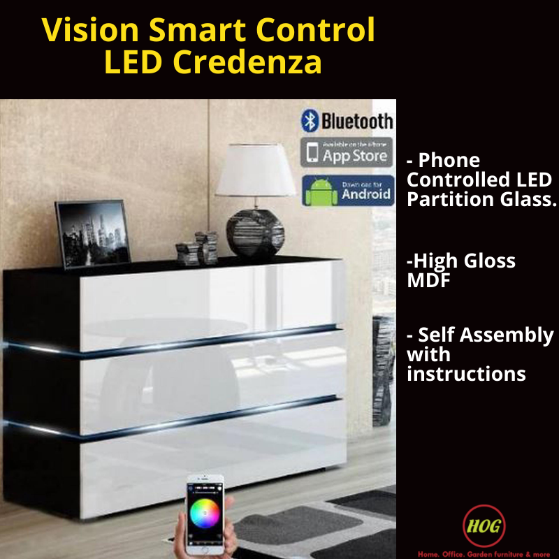HOGFurniture's tweet photo. This 120cmx42cmx96cm dimension Smart Credenza, with ample storage space and LED glass light partition is all shade of Class and Style. 
Shop here >>>https://t.co/895ZaKCTMY
#HOG #credenza #furniture #deals #smart #thursday #smartthursday #thursdaymorning https://t.co/Q7WRE0eO9m