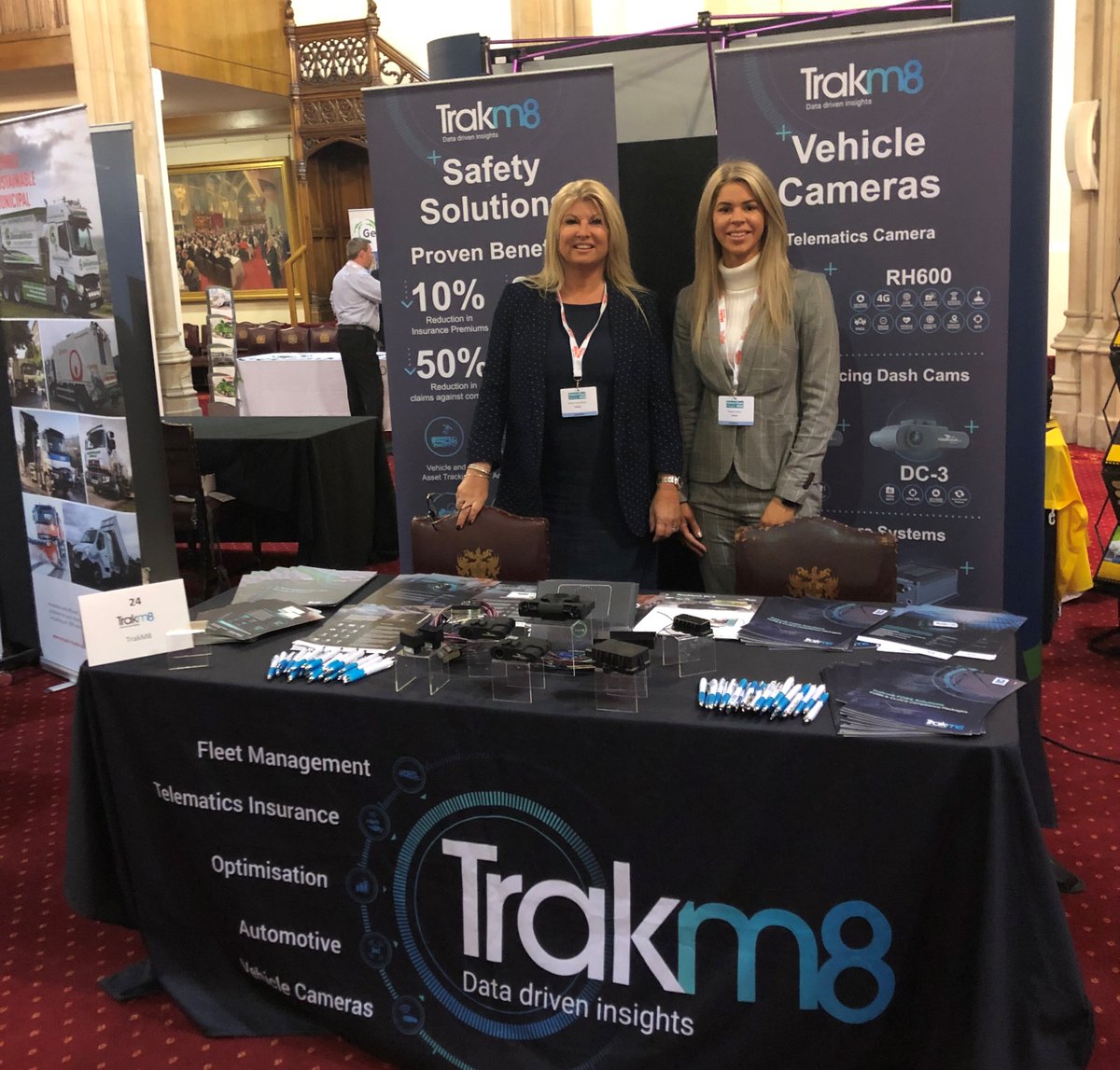 Trakm8's tweet photo. Today we are exhibiting at @LAPVmagazine Future Fleet Forum. Nickie Hunt-Mason &amp; Tamsin Turner will be on stand all day so come and say hello! #Telematics #VehicleCameras #FutureFleetForum https://t.co/ENN1LJaxu9