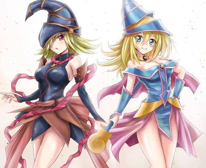 遊戯王ヒロインズ。ラストの更新はガガガガールちゃん!見た目えろかわとアニメでは意外とお茶目なとこが可愛過ぎる…ついに集合したので後ほど全員のマイクロビキニ版とR18脱衣版を! 