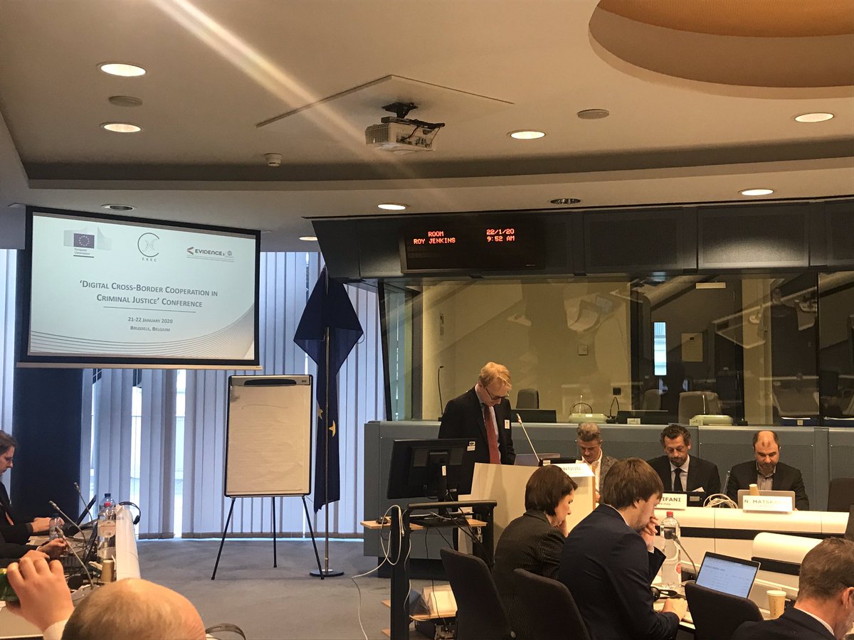 Starting day 2 to discuss: #evidenceexchange and #standards facilitating the #crossborder #investigations, changes in the #legalprofessions to reflect on the pressing #needs & #EUeJustice #bestpractices and #lessonslearnt on the adoption of the cross-border #cooperation #tools