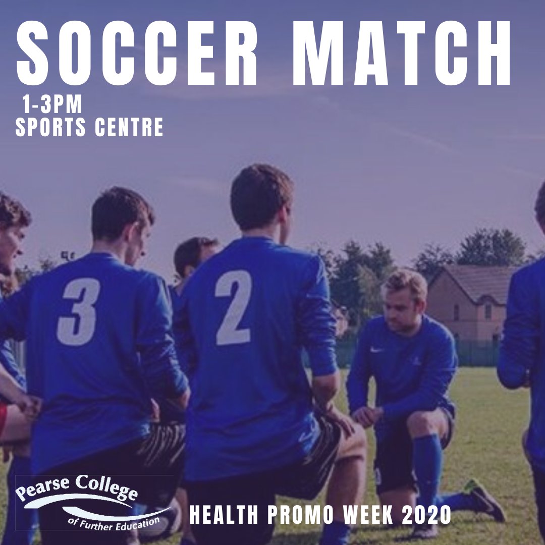 PearseCollege's tweet photo. Best of luck to #TEAMPearse who play St Kevin's today from 1pm. Game on! If you'd like to know more about our popular Soccer courses click https://t.co/BQKpiuIT8h
#football #soccer #match #dublinfootball #CDETB #thisisFET #ChoosePearse #PearseHealthWeek #soccermanagement https://t.co/z8756dLHn9