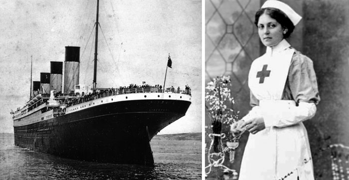 #4Miss UnsinkableDepending on how you look at it, Violet Jessup was either one seriously lucky lady, or she was one seriously bad omen. The stewardess and nurse was on the HMS Olympic when it struck the HMS Hawke, she was on board the HMHS Britannic when it sank after hitting