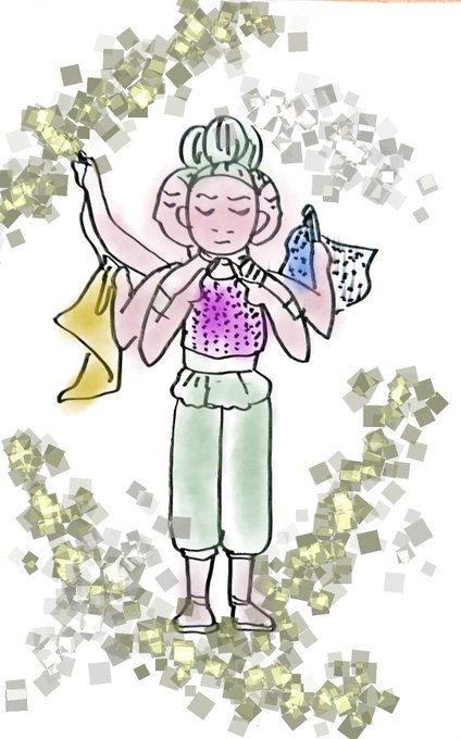 阿修羅像のtwitterイラスト検索結果