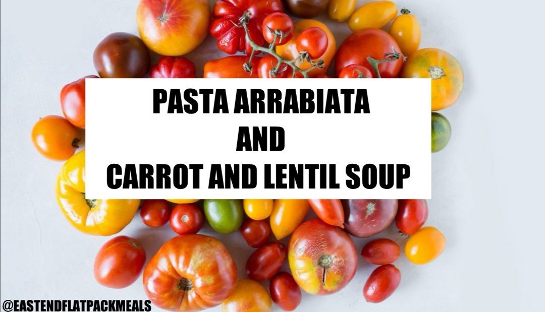eastendflatpac1's tweet photo. Morning All π
Next week's meal is Pasta Arrabiata
Soup is Carrot and Lentil π₯
Can order via our Facebook page or on here folks before Monday Morning π
#FlatPackMeals #Veganuary #Pasta #Soup #Glasgow #EastEnd #CLD https://t.co/nCrTg4HIC4