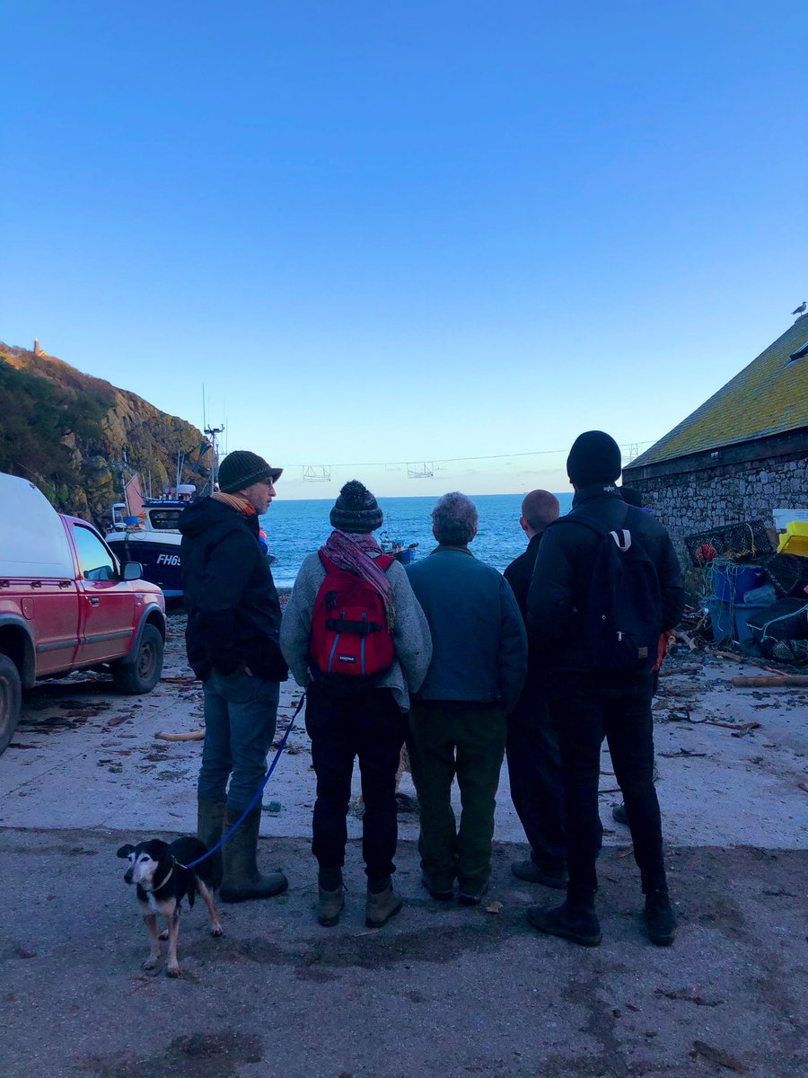 theatrepipeline's tweet photo. We ended our first week of #DripDripSrip rehearsals with a company outing following the South West Coast Path down the Lizard Peninsula. Stretching our legs after a week’s work @tolmen01. Spectacular views &amp; fresh air for our London actors! @ILoveCornwallUK #theatre #touring https://t.co/tTMOL630n5
