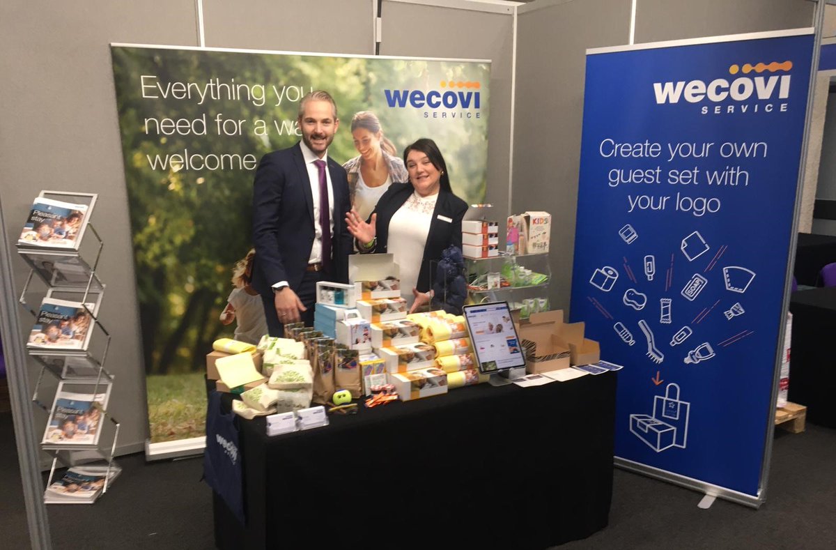 Our Accountmanagers Gerben Derkman and Nicola Williams are looking forward meeting you today at the @BHHPA Conference 2020. #guestsets #awarmwelcome #creatingyourownset #bhhpa #WecoviService