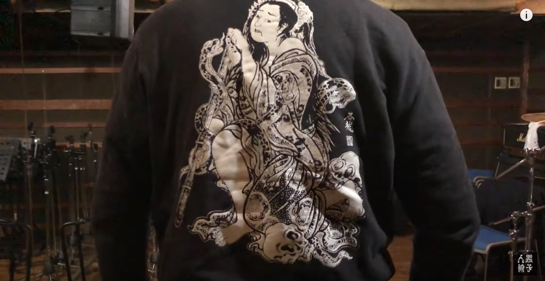 美品 人間椅子 夜光生首 パーカー サイズL SHUN SUZUKI WORKS 人間椅子「異次元からの咆哮」リリース記念グッズ ねぷたパーカー L